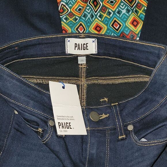 Paige Verdugo Ultra Skinny Stretch Soft Denim Jeans Size 25 (2) NWT - Picture 7 of 11